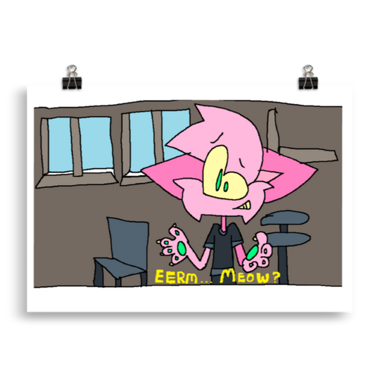 nostalgic ms paint art print by street artist CORKiE