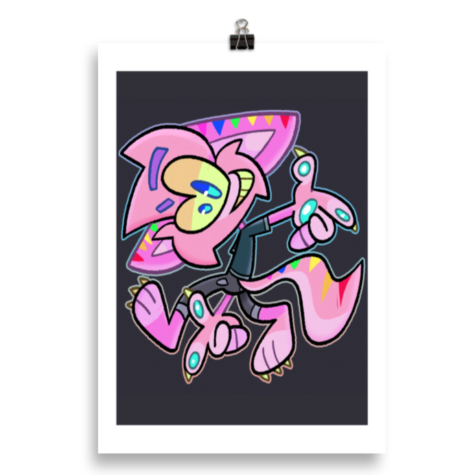 art print by illustrator and street artist CORKiE