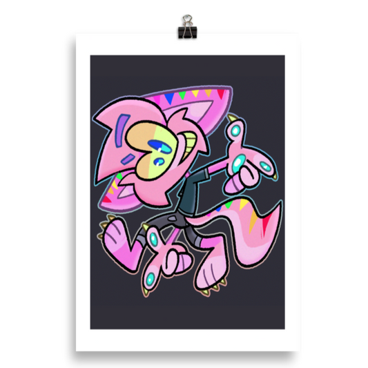 art print by illustrator and street artist CORKiE