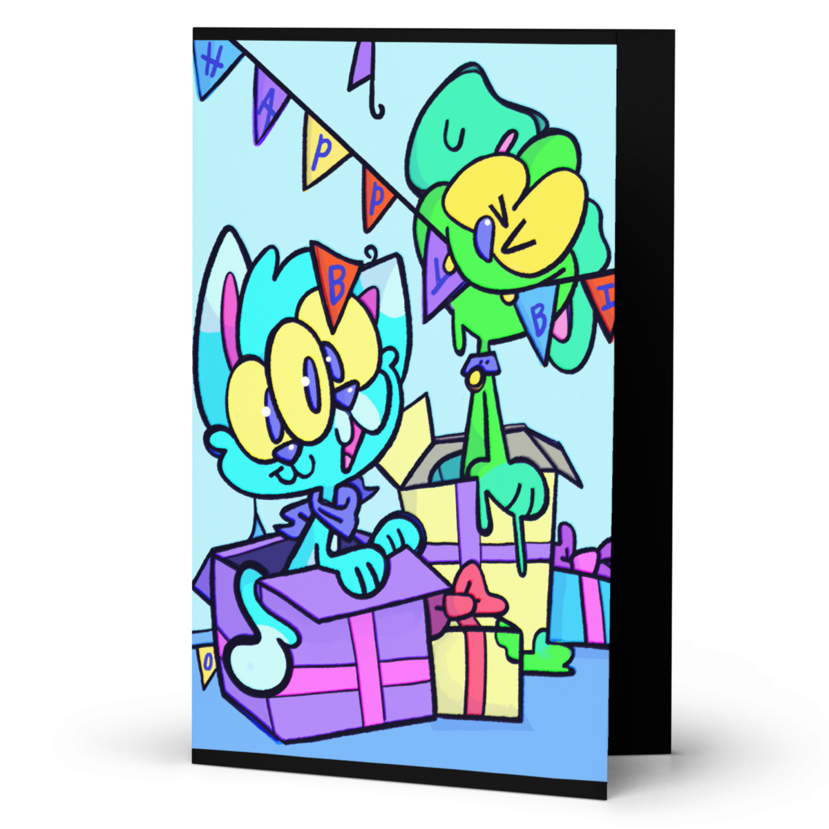 graffiti birthday card