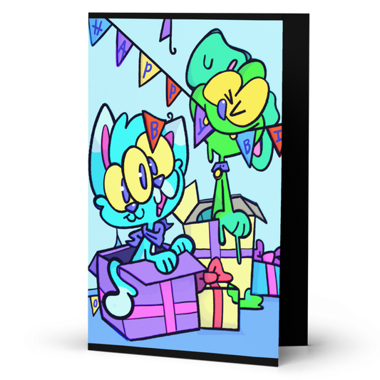 graffiti birthday card