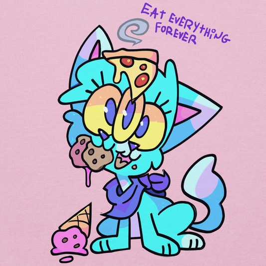 PiNK TRiCLOPS SWEAT SHiRT