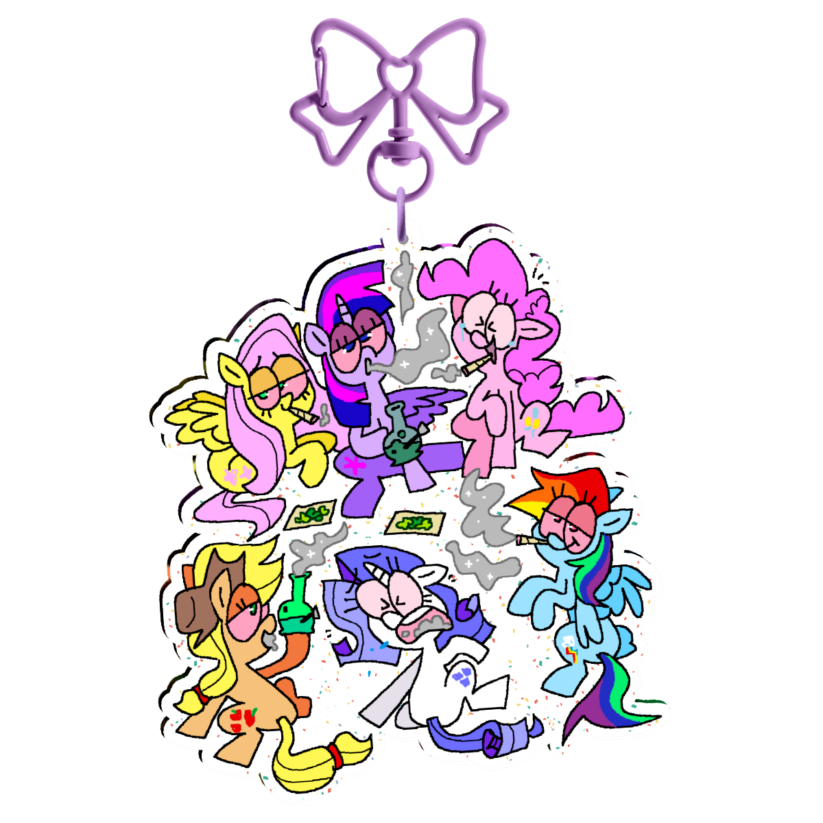 MLP SMOKE SESH KEYRiNG