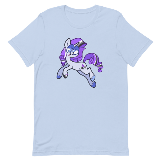 LGBT pride my little pony shirt rarity asexual