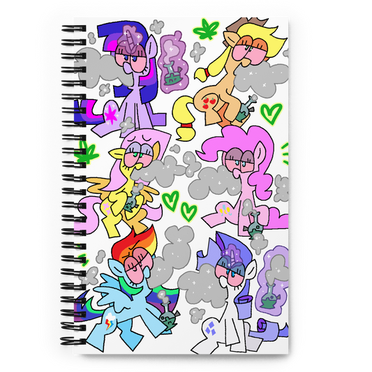 my little pony weed notebook