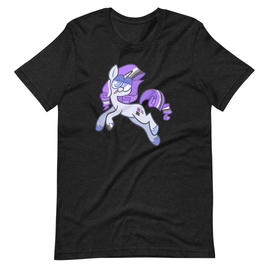 LGBT pride my little pony shirt rarity asexual