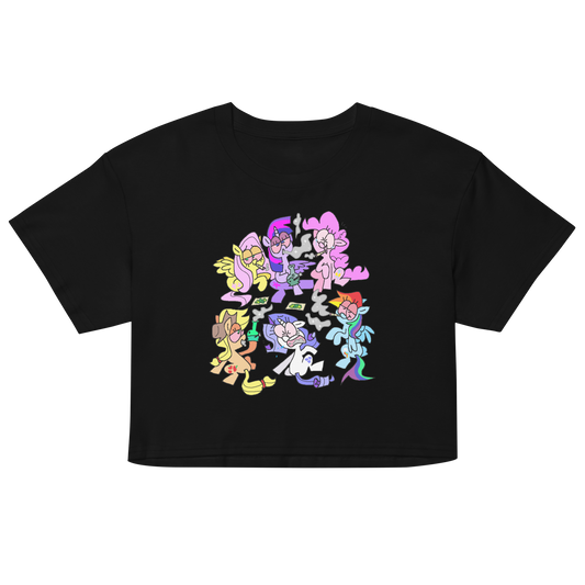 MAiN SiX 'SMOKE SESH' CROP-TOP