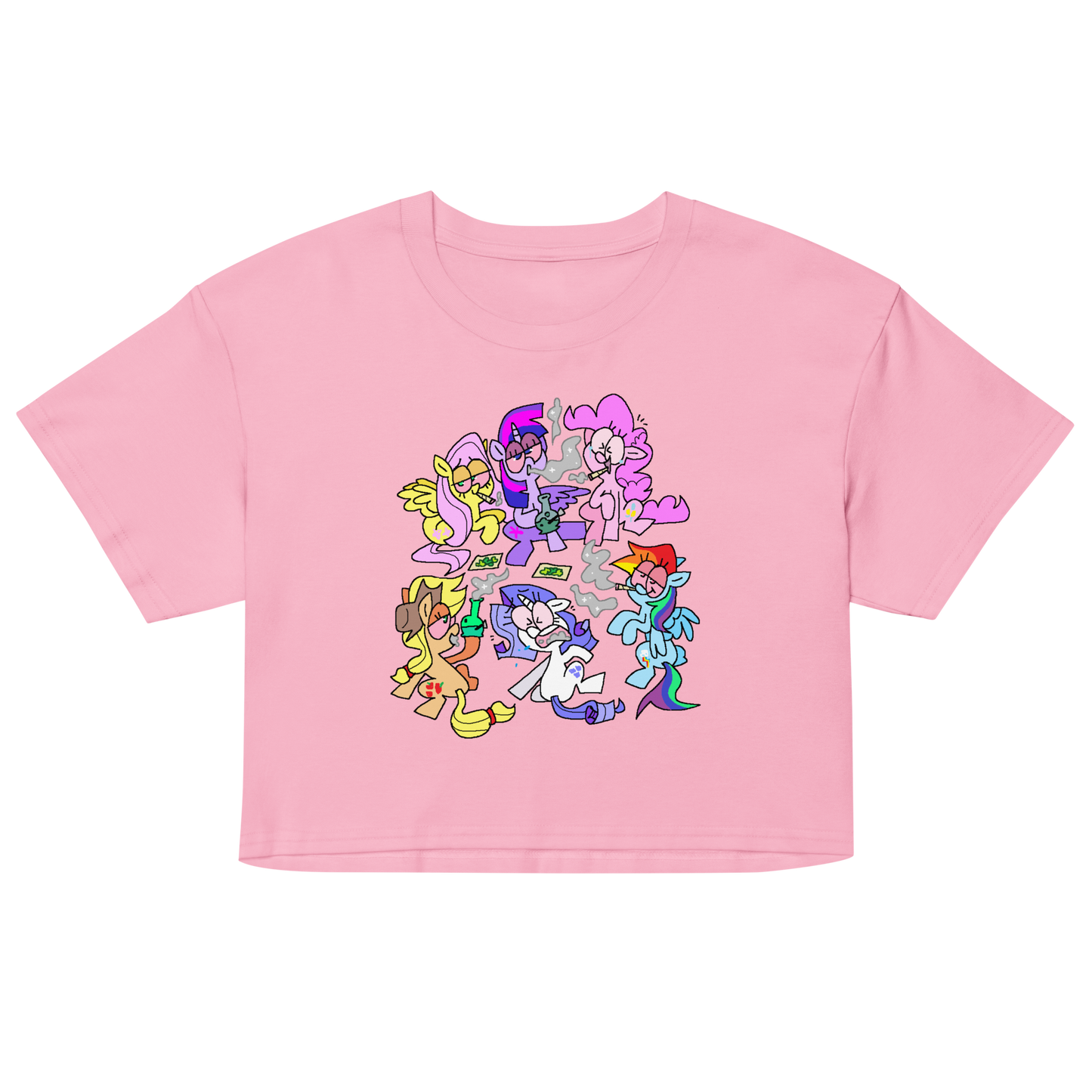 MAiN SiX 'SMOKE SESH' CROP-TOP