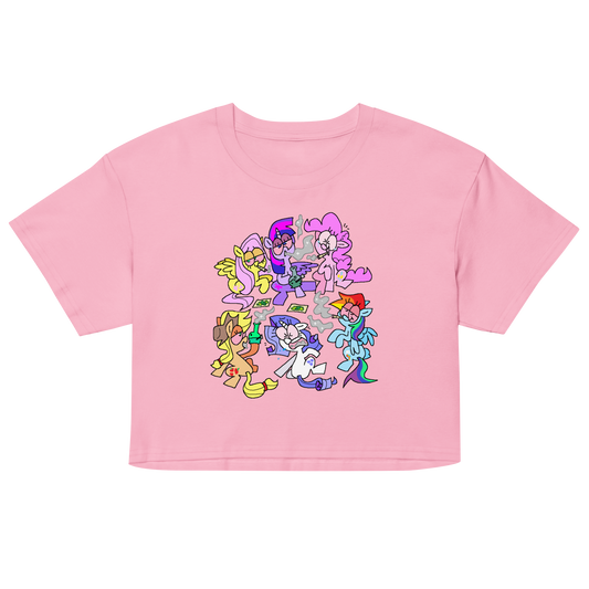 MAiN SiX 'SMOKE SESH' CROP-TOP
